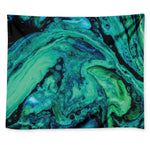 Turquoise Acid Melt Print Tapestry