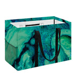 Turquoise Acid Melt Print Utility Tote Bag