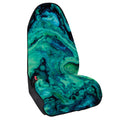 Turquoise Acid Melt Print Waterproof Car Seat Cover