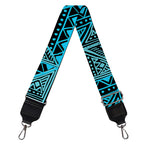 Turquoise African Ethnic Pattern Print Bag Strap