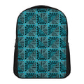 Turquoise African Ethnic Pattern Print Casual Backpack