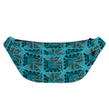 Turquoise African Ethnic Pattern Print Fanny Pack
