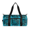 Turquoise African Ethnic Pattern Print Gym Bag
