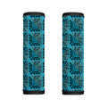 Turquoise African Ethnic Pattern Print Handle Covers
