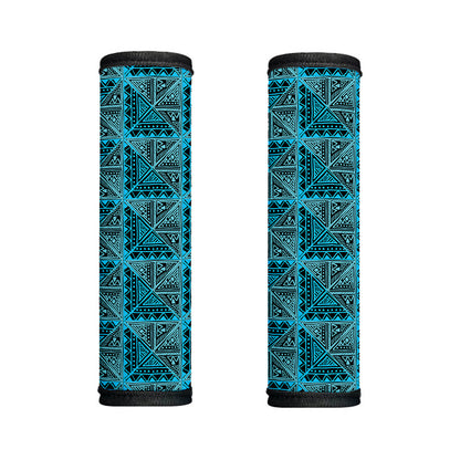 Turquoise African Ethnic Pattern Print Handle Covers