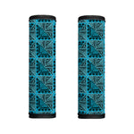 Turquoise African Ethnic Pattern Print Handle Covers