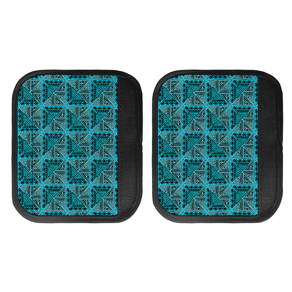 Turquoise African Ethnic Pattern Print Handle Covers