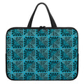 Turquoise African Ethnic Pattern Print Laptop Sleeve With Handle