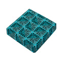 Turquoise African Ethnic Pattern Print Outdoor Seat Cushion Cover
