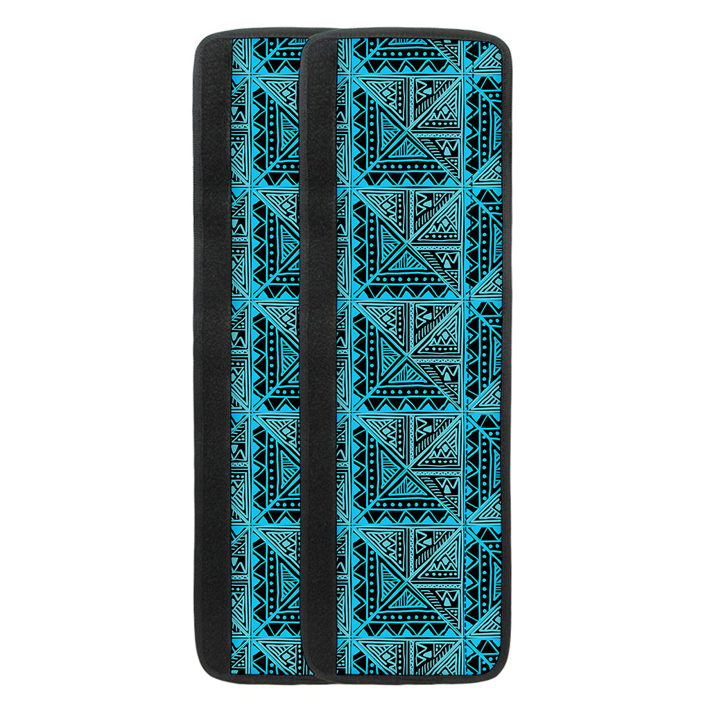 Turquoise African Ethnic Pattern Print Refrigerator Handle Covers