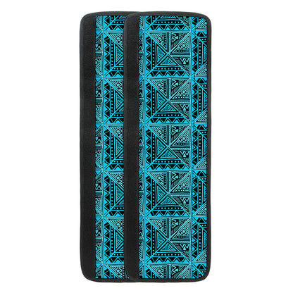 Turquoise African Ethnic Pattern Print Refrigerator Handle Covers