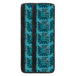 Turquoise African Ethnic Pattern Print Refrigerator Handle Covers