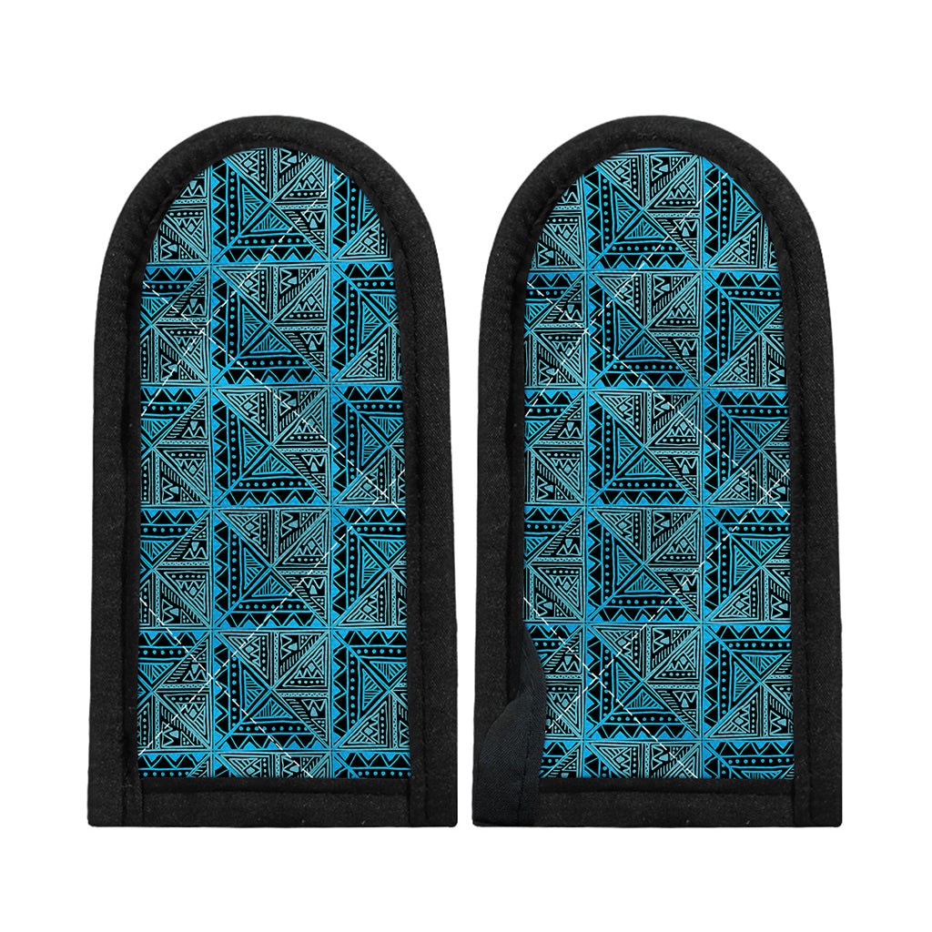 Turquoise African Ethnic Pattern Print Skillet Handle Cover