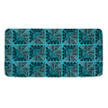 Turquoise African Ethnic Pattern Print Towel
