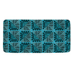 Turquoise African Ethnic Pattern Print Towel