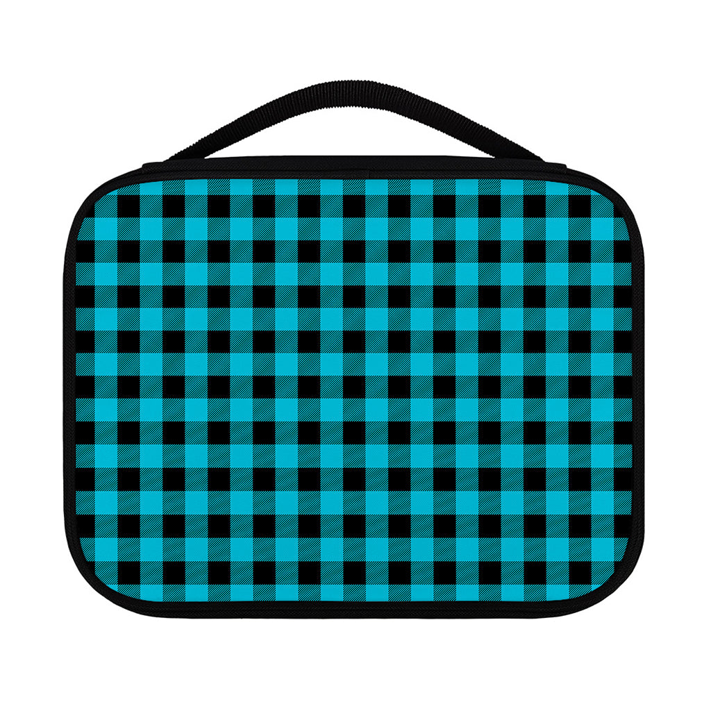 Turquoise And Black Buffalo Check Print Classic Bible Case