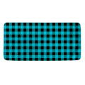 Turquoise And Black Buffalo Check Print Towel