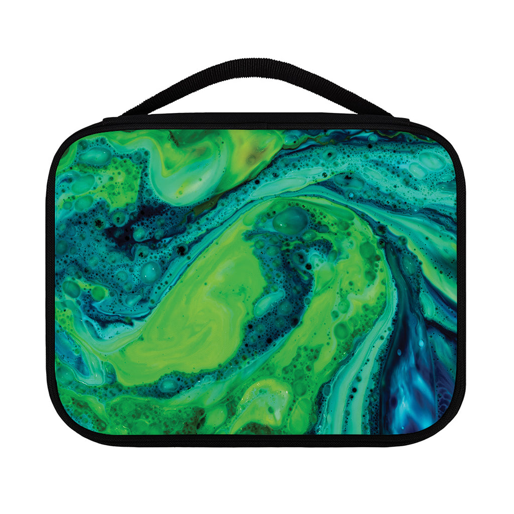 Turquoise And Green Acid Melt Print Classic Bible Case