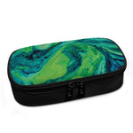 Turquoise And Green Acid Melt Print Insulin Cooler Travel Case