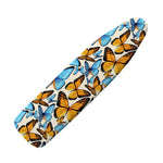 Turquoise And Orange Butterfly Print Ironing Board Cover