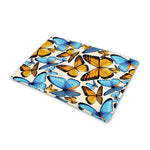 Turquoise And Orange Butterfly Print Pet Cooling Mat Cover