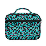 Turquoise And Pink Leopard Print Briefcase Bible Bag