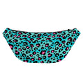 Turquoise And Pink Leopard Print Fanny Pack