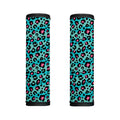 Turquoise And Pink Leopard Print Handle Covers