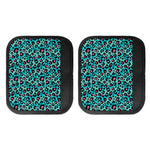 Turquoise And Pink Leopard Print Handle Covers