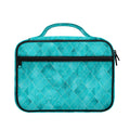 Turquoise Argyle Pattern Print Briefcase Bible Bag