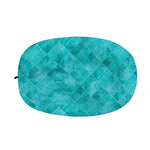 Turquoise Argyle Pattern Print Car Side Mirror Covers