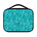 Turquoise Argyle Pattern Print Classic Bible Case