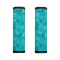 Turquoise Argyle Pattern Print Handle Covers