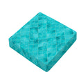 Turquoise Argyle Pattern Print Outdoor Seat Cushion Cover