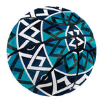 Turquoise Aztec Geometric Pattern Print Basketball