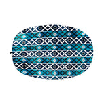 Turquoise Aztec Geometric Pattern Print Car Side Mirror Covers