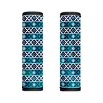 Turquoise Aztec Geometric Pattern Print Handle Covers