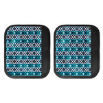 Turquoise Aztec Geometric Pattern Print Handle Covers