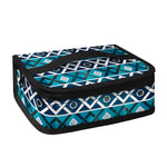 Turquoise Aztec Geometric Pattern Print Small Lunch Bag