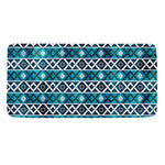 Turquoise Aztec Geometric Pattern Print Towel