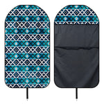 Turquoise Aztec Geometric Pattern Print Waterproof Car Seat Cover