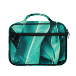 Turquoise Banana Leaf Print Briefcase Bible Bag