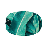 Turquoise Banana Leaf Print Car Side Mirror Covers