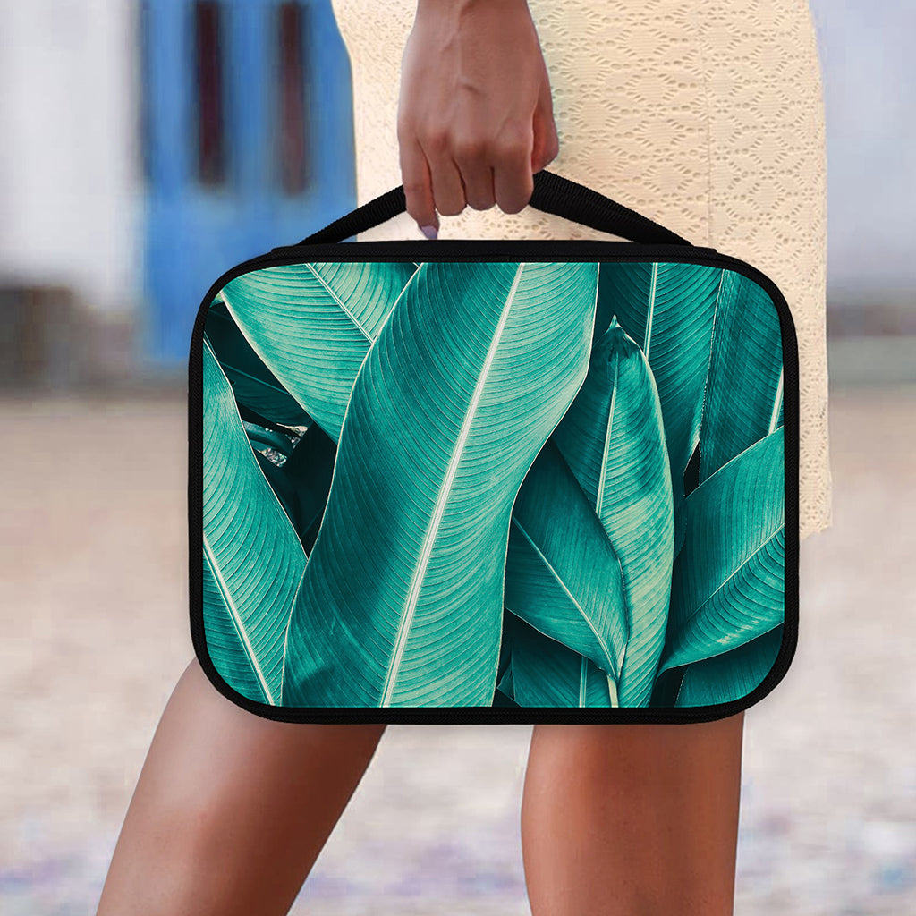 Turquoise Banana Leaf Print Classic Bible Case