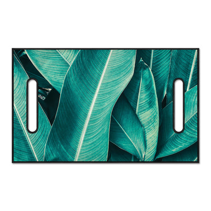 Turquoise Banana Leaf Print Golf Cart Seat Cover