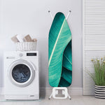 Turquoise Banana Leaf Print Ironing Board Cover