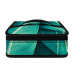Turquoise Banana Leaf Print Small Lunch Bag