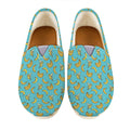 Turquoise Banana Pattern Print Casual Shoes