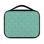 Turquoise Banana Pattern Print Classic Bible Case