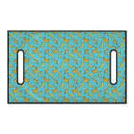 Turquoise Banana Pattern Print Golf Cart Seat Cover